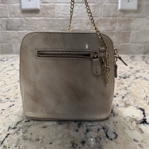 Pratesi Firenze EUC Marbled Beige Leather Crossbody - Picture 2 of 8